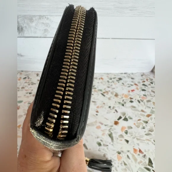 GUCCI Leather & Bamboo Wallet - Picture 9 of 14